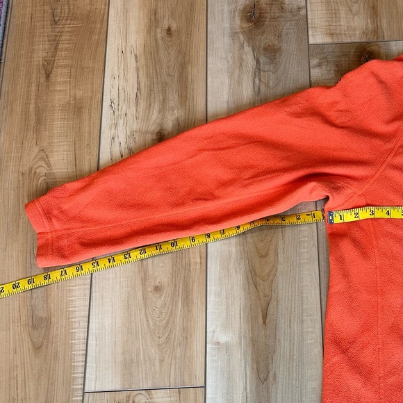 Solaris Mens Pullover Fleece 1/4 Zip Long Sleeve Orange XXL - Picture 5 of 10